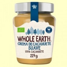 Crema de Cacahuete suave Bio - 227 gramos - Whole Earth