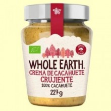 Crema crujiente de Cacahuete Bio - 227 gramos - Whole Earth