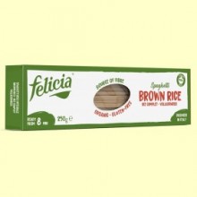 Espaguetis de Arroz Integral Bio - 250 gramos - Felicia