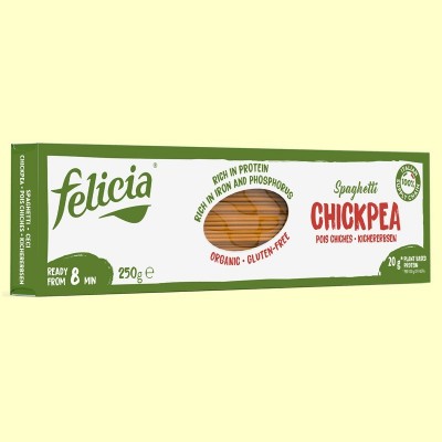 Espagueti Garbanzo Bio - 250 gramos - Felicia