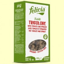 Fusilli Tricolor Bio - 250 gramos - Felicia