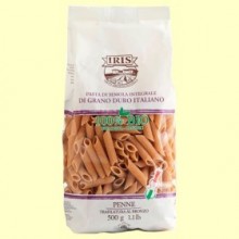 Macarrones de trigo integral Bio - 500 gramos - Iris