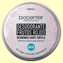 Desodorante Sólido Natural Frutos Rojos - 50 ml - Biocenter