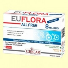 Euflora4 All Free - Regulador Intestinal - 24 cápsulas - Gricar
