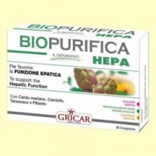 Biopurifica Hepa - Depurativo - 30 cápsulas - Gricar