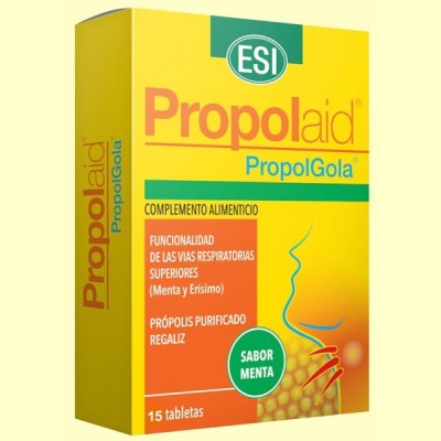 PropolGola Menta - 15 tabletas - Propolaid