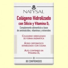 Colágeno Hidrolizado Con Silicio y Vitamina D3 - 60 comprimidos - Natysal