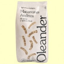 Macarrones Andinos de Arroz y Quinoa Real Bio - 500 gramos - Oleander