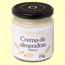 Crema de Almendras Blanca Bio - 210 gramos - Oleander