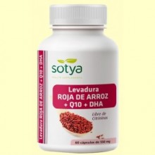 Levadura Roja de Arroz + Q10 + DHA - 60 cápsulas - Sotya