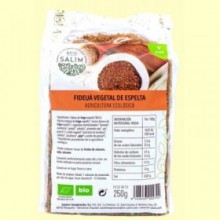 Fideuá Vegetal de Espelta Bio - 250 gramos - Eco Salim