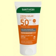 Crema Solar Facial SPF 50+ - 50 ml - Santiveri
