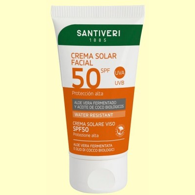 Crema Solar Facial SPF 50+ - 50 ml - Santiveri