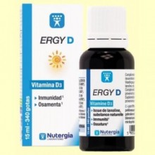 Ergy D - Vitamina D3 - 15 ml - Nutergia