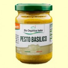 Pesto Basilico Pecorino - 130 gramos - Bio Organica Italia