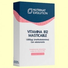 Vitamina B12 masticable - 30 comprimidos - Nutrinat Evolution