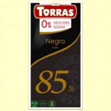 Chocolate Negro 85% Cacao - 75 gramos - Torras