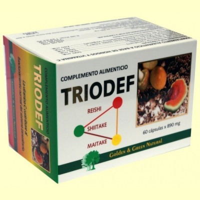Triodef - 60 cápsulas - Golden & Green