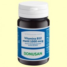 Vitamina B12 metil 1000 µg - 90 pastillas - Bonusan