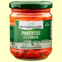 Pimiento Brasa Aceite Demeter - 190 gramos - Bio Organica Italia