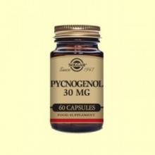 Pino 30 mg - 60 cápsulas - Extracto de corteza Solgar Pycnogenol