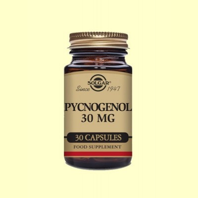 Pino 30 mg - 30 cápsulas - Extracto de corteza Pycnogenol Solgar