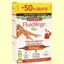 Fluidilège Bio - Circulación Piernas - 20 ampollas + 10 de regalo - Super Diet