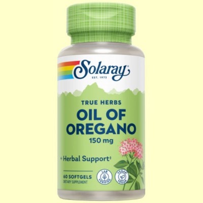 Aceite de Orégano 150 mg - 60 perlas - Solaray