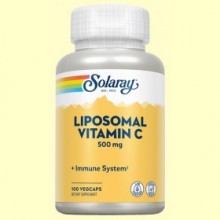 Liposomal Vitamina C 500 mg - 100 cápsulas - Solaray