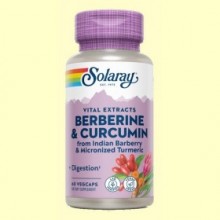Berberina y Curcumina - Berberine & Curcumin - 60 cápsulas - Solaray