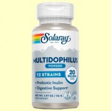 Multidophilus 12 Cepas 20 billones - 50 cápsulas - Solaray