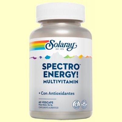 Multivitaminas Spectro Energy - 60 cápsulas - Solaray