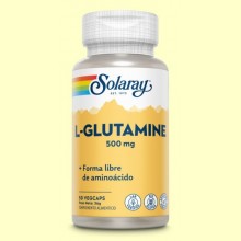 L-Glutamine 500 mg - 50 cápsulas - Solaray