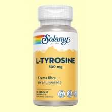 L-Tyrosine 500 mg - 50 cápsulas - Solaray