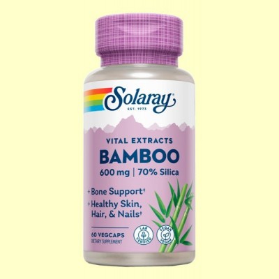 Bamboo 600 mg - Bambú - 60 cápsulas - Solaray