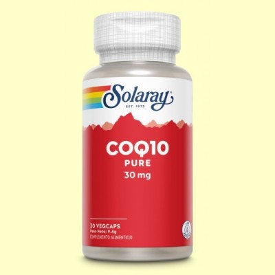 Pure Coenzima Q10 30 mg - 30 cápsulas - Solaray