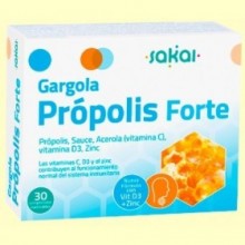 Gargola Própolis Forte - 30 comprimidos masticables - Sakai