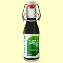 Aceite de Semilla de Cáñamo Verde Eco - 100 ml - Cannactiva