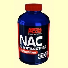 NAC N-Acetilcisteina Competition - 120 comprimidos - Mega Plus