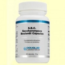S.B.C. (saccharomyces boulardii) 3000 mill UFC - 50 cápsulas - Laboratorios Douglas