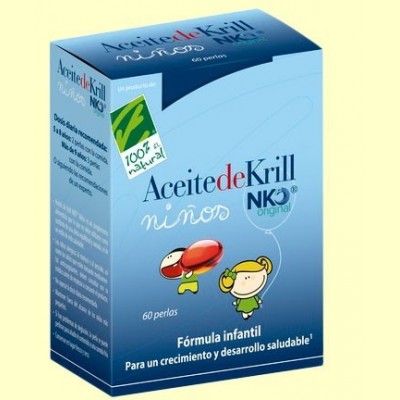 Aceite de Krill NKO® Niños - 60 perlas - 100% Natural