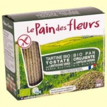 Tostadas Crujientes de Lentejas Verdes Bio - 150 gramos - Le Pain des fleurs