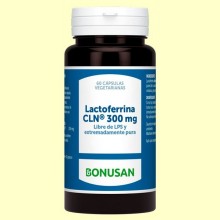 Lactoferrina CLN® 300 mg - 60 cápsulas - Bonusan
