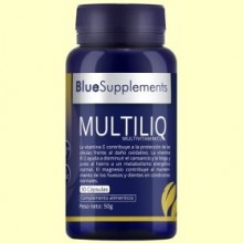 MultiliQ Multivitamínico Blue Supplements - 30 cápsulas - Ergonat