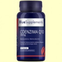 Coenzima Q10 Blue Supplements - 60 cápsulas - Ergonat