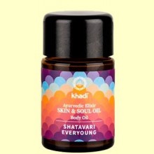 Aceite Elixir Ayurveda Anti Edad Shatavari - 10 ml - Khadi