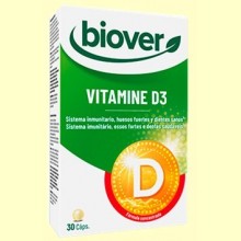 Vitamina D3 - 30 cápsulas - Biover