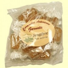 Caramelos Artesanos sabor Jengibre Sin Azúcar - 100 gramos - Garnata