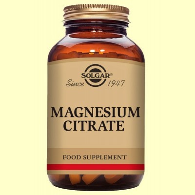 Citrato de Magnesio - 60 comprimidos - Solgar