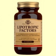Factores Lipotrópicos - 50 comprimidos - Solgar